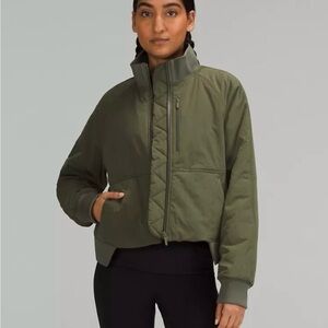 Olive Green Bomber Jacket